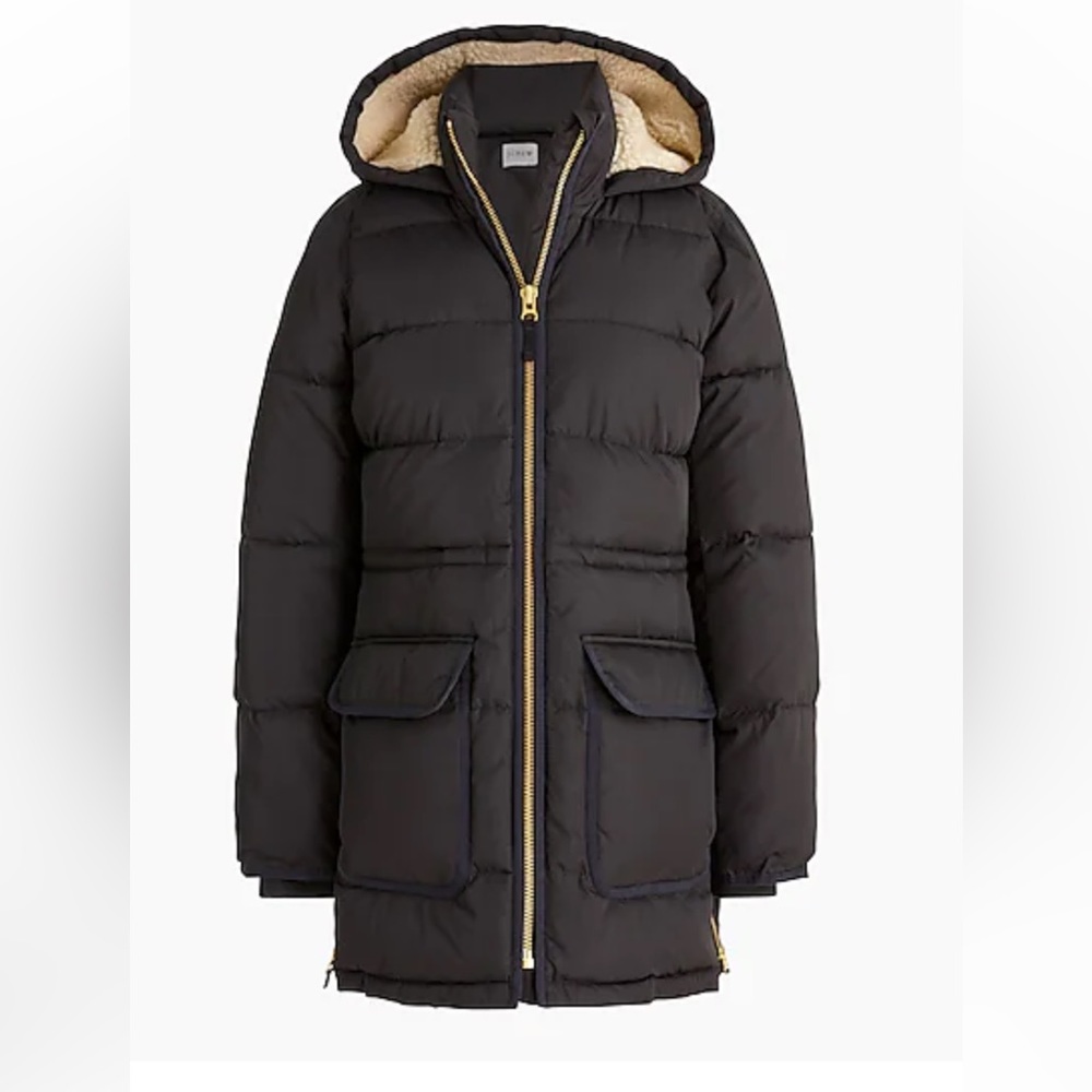 J Crew Factory Vail Puffer Jacket sz Medium NWT